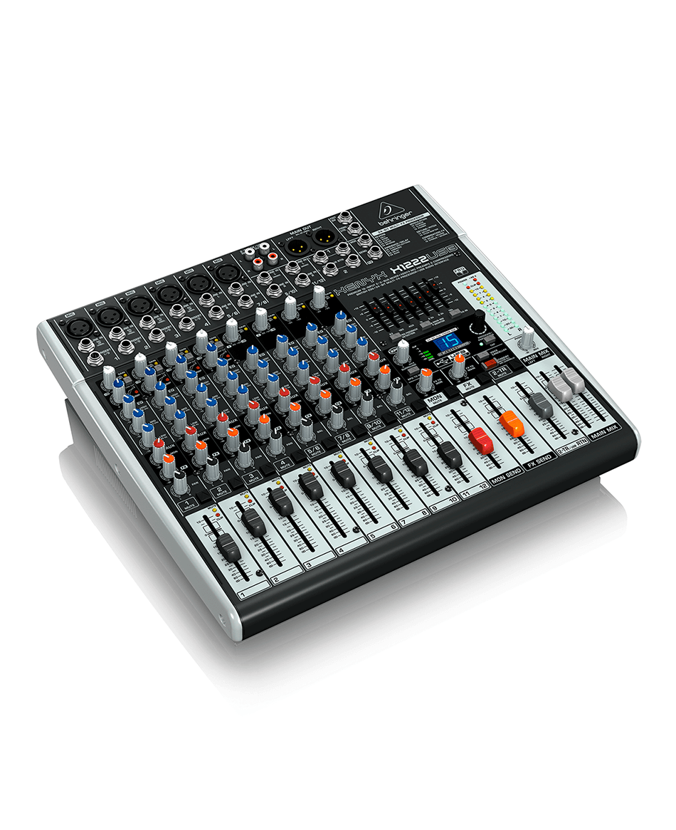 Mezclador análogo Behringer X1222USB de 6 entradas híbridas con USB