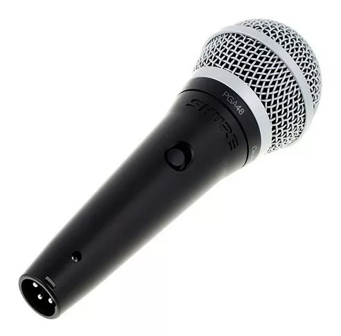Micrófono vocal dinámico Shure PGA48-LC con interruptor