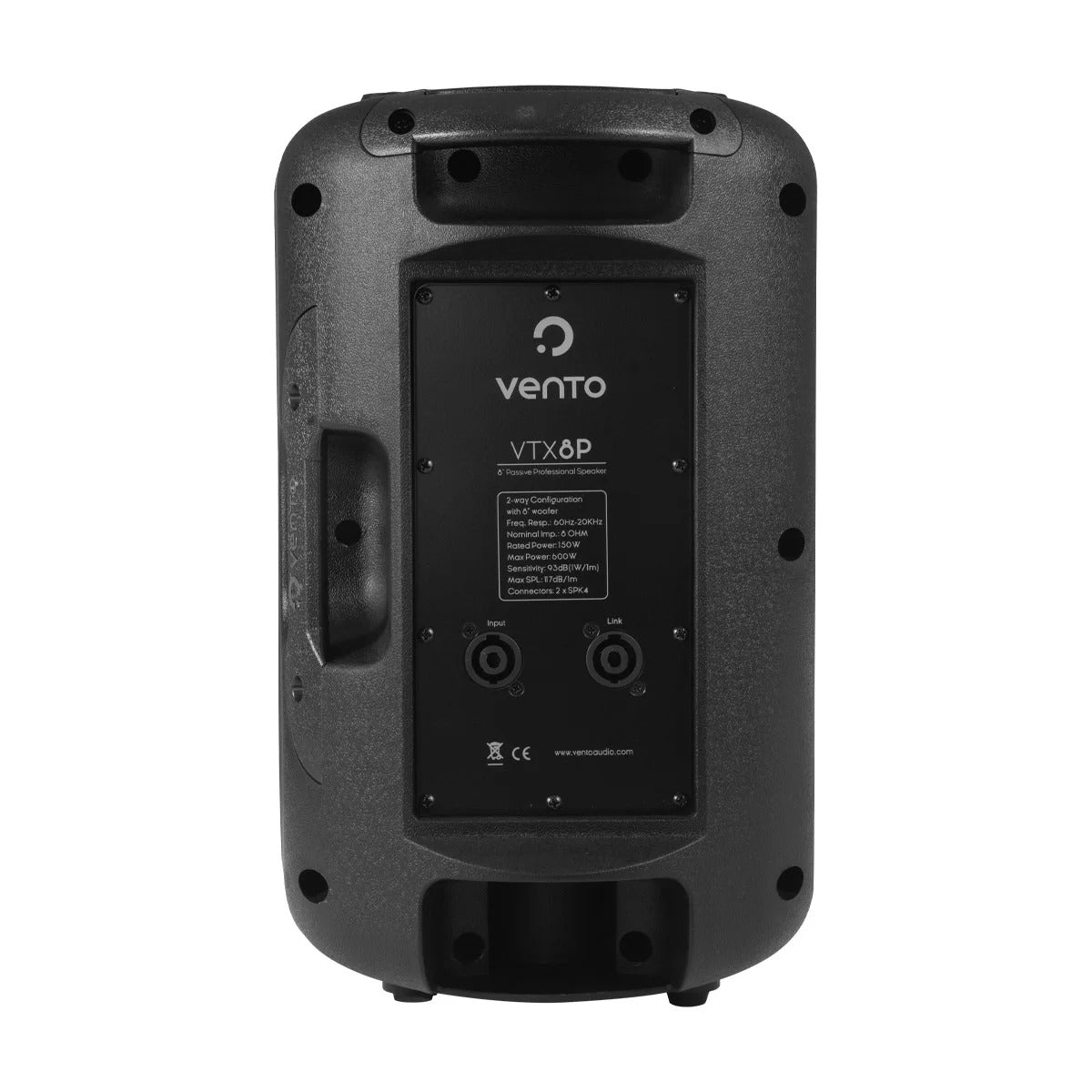 Cabina pasiva Vento VTX8P de 8 pulgadas