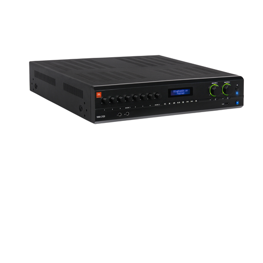 Mezclador-amplificador JBL VMA2120 con Bluetooth de 120 W por canal