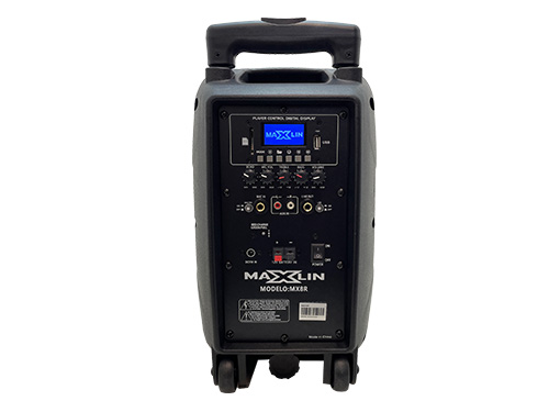 Cabina activa recargable Maxlin MX8R de 8 pulgadas con Bluetooth