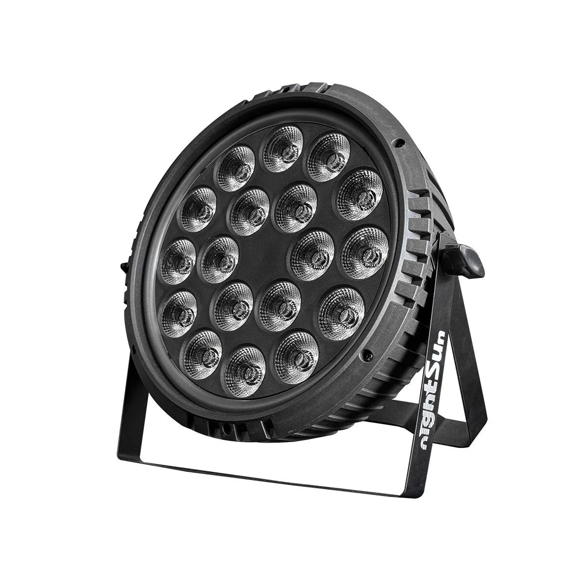 Par LED Nightsun SPC058 18x4W RGBWAP 6 en 1 con tira LED