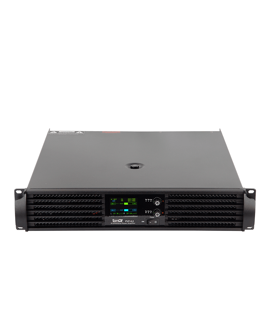 Amplificador de potencia Pro DJ PVP-8.2 de 2 canales