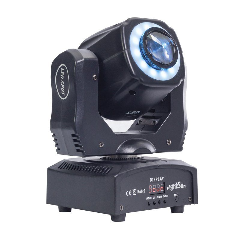 Cabeza móvil LED Nightsun SPB419 de 60 W con gobos