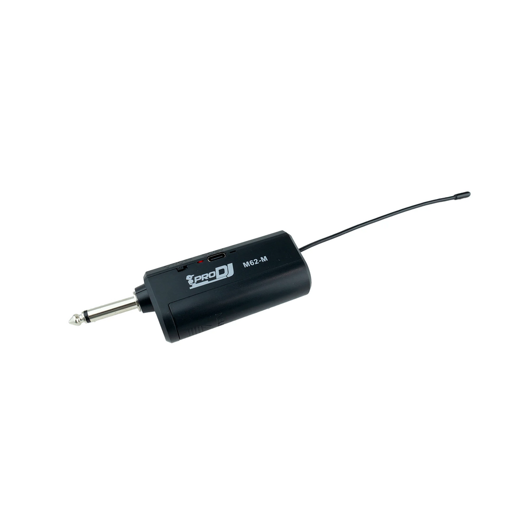 Kit de micrófonos inalámbricos UHF Pro DJ M62-M con mini receptor