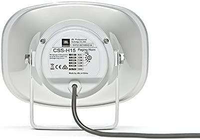 Bocina de megafonía JBL CSS-H15 de 15 W para exteriores con soporte en U