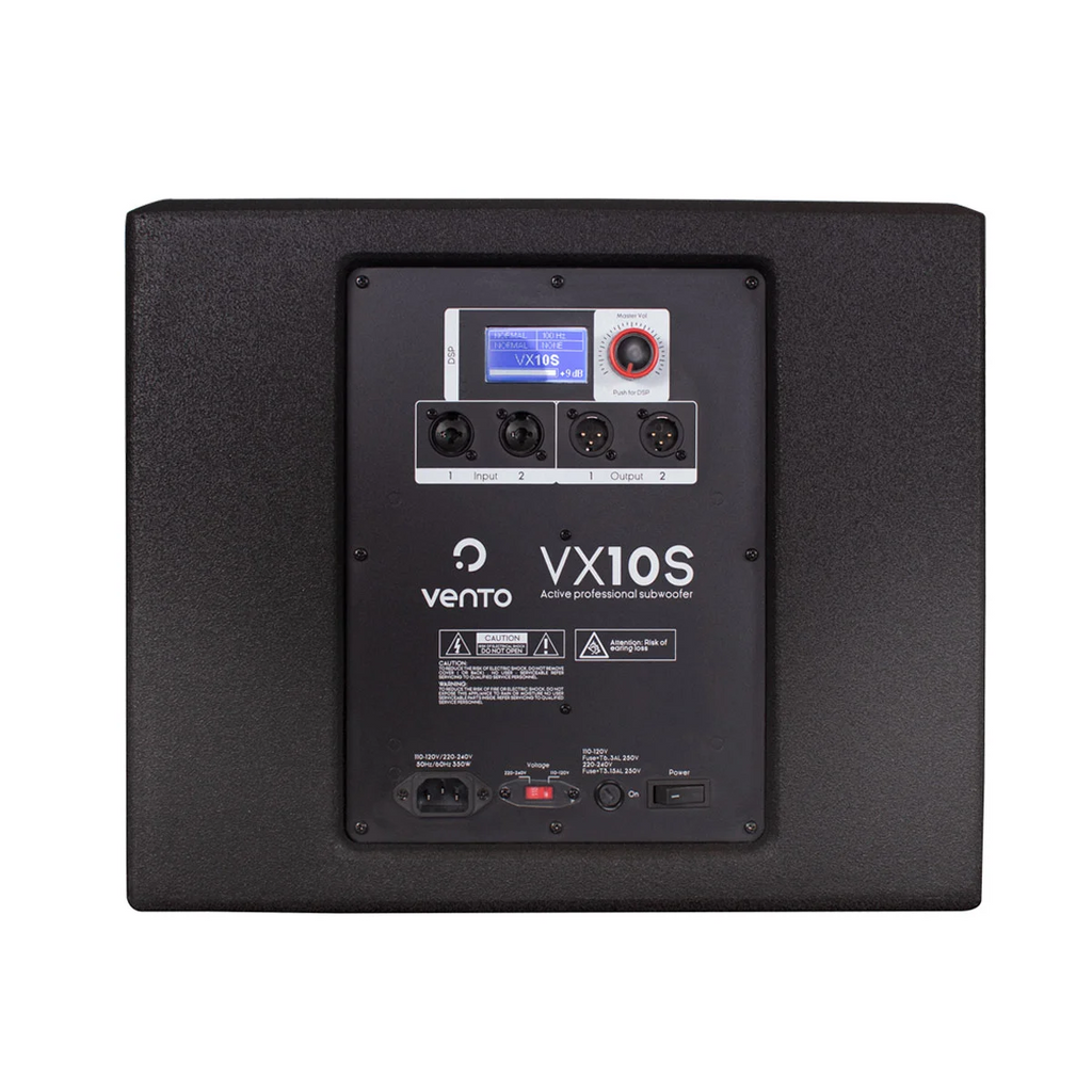 Subwoofer activo Vento VX10S de 10 pulgadas en madera
