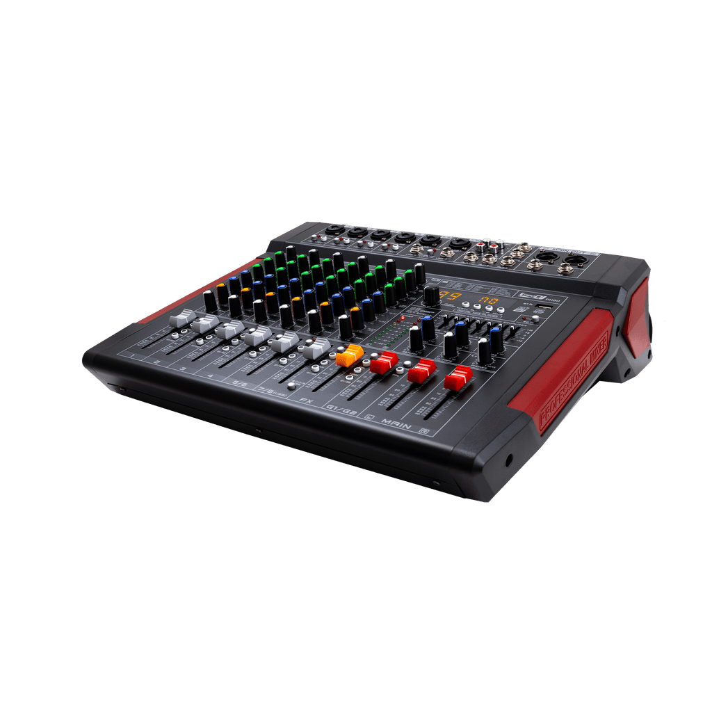 Consola analógica compacta Pro DJ PH80 con USB, Bluetooth y DSP