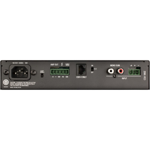 Amplificador de línea JBL CSA180Z de 1 canal y 80 W