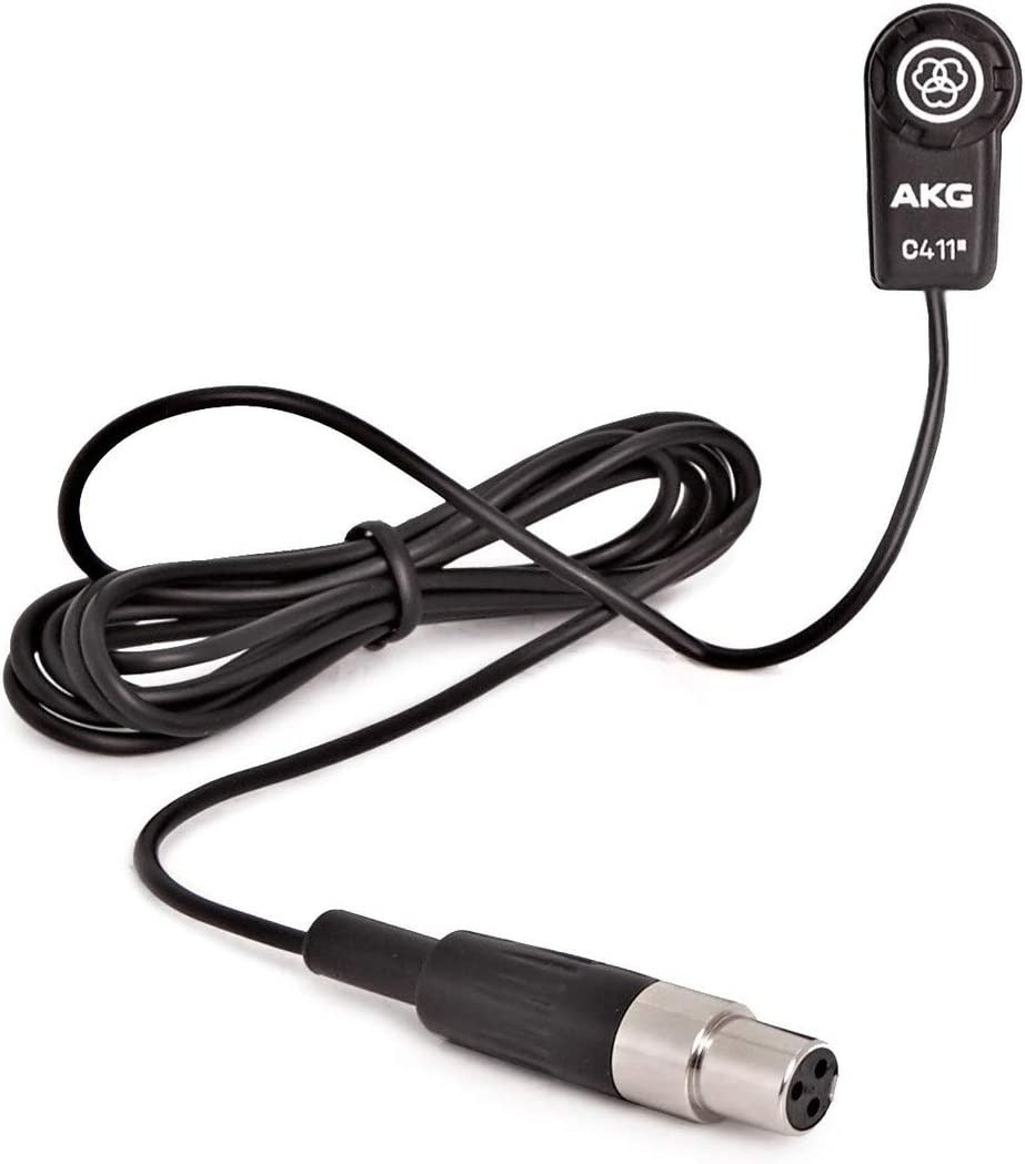 Captador de vibraciones de condensador AKG C411L en miniatura