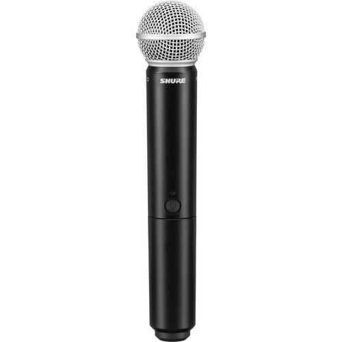 Micrófono inalámbrico Shure BLX24R/B58 con cápsula Beta 58 y receptor de rack