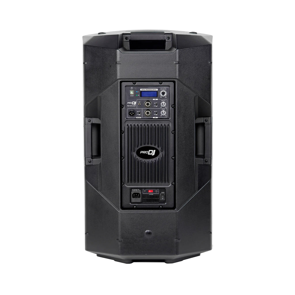 Cabina activa Pro DJ PB15X-DSP de 15 pulgadas con Bluetooth y DSP