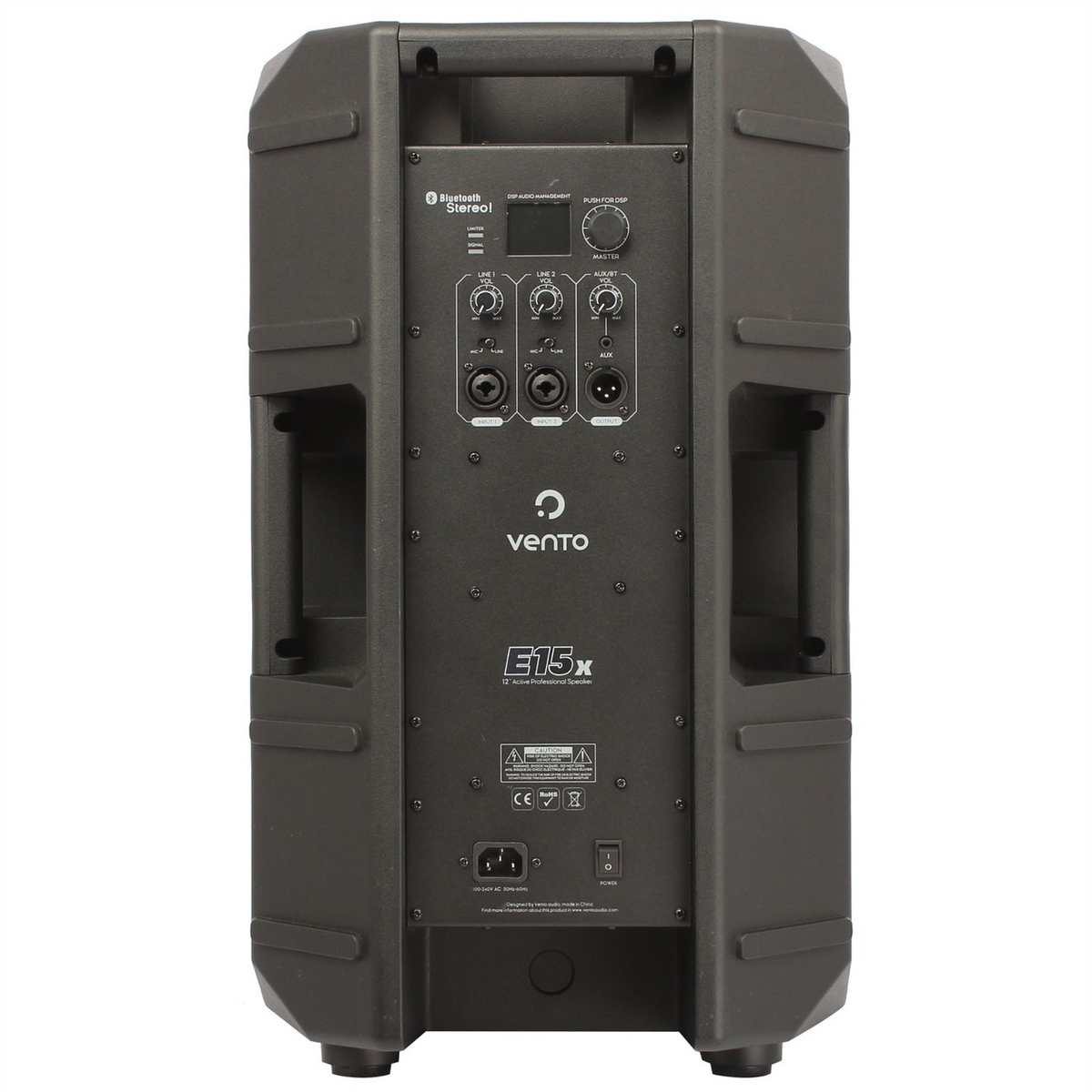 Cabina activa Vento E15X de 15 pulgadas con Bluetooth