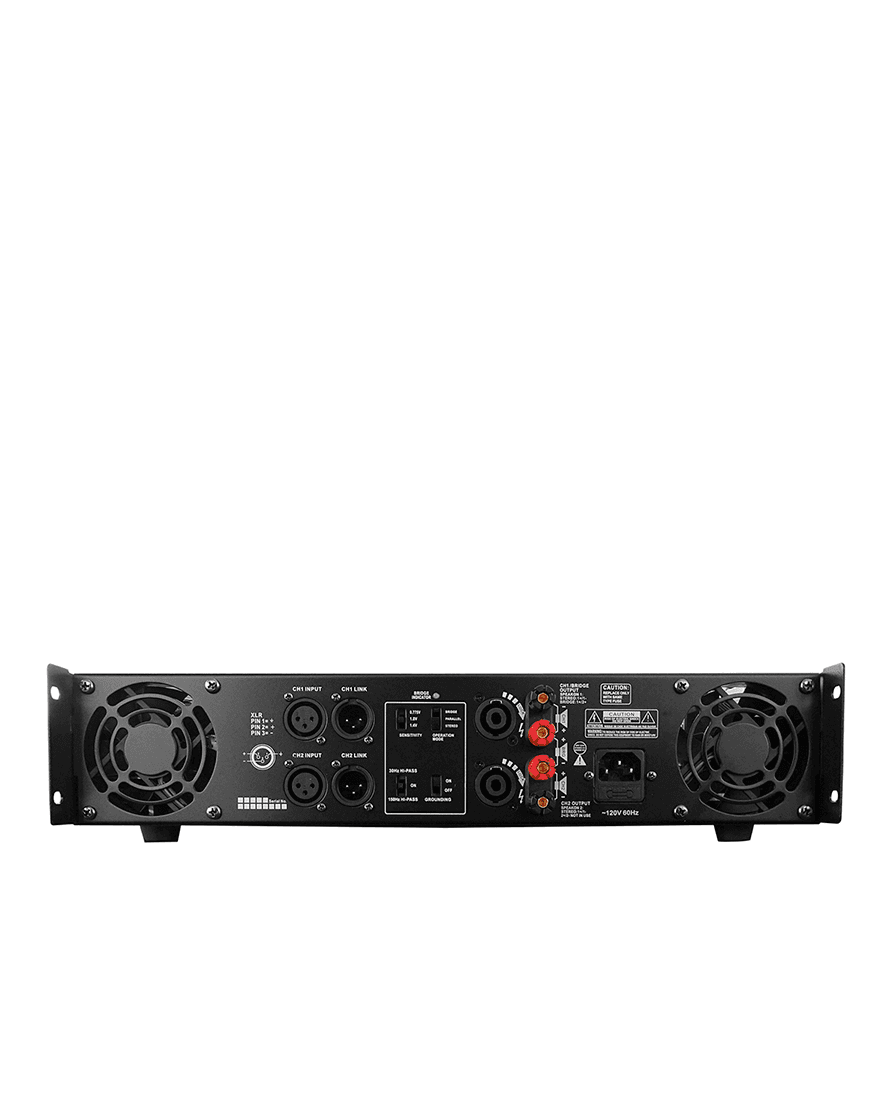 Amplificador de potencia Pro DJ V6 de 2 canales