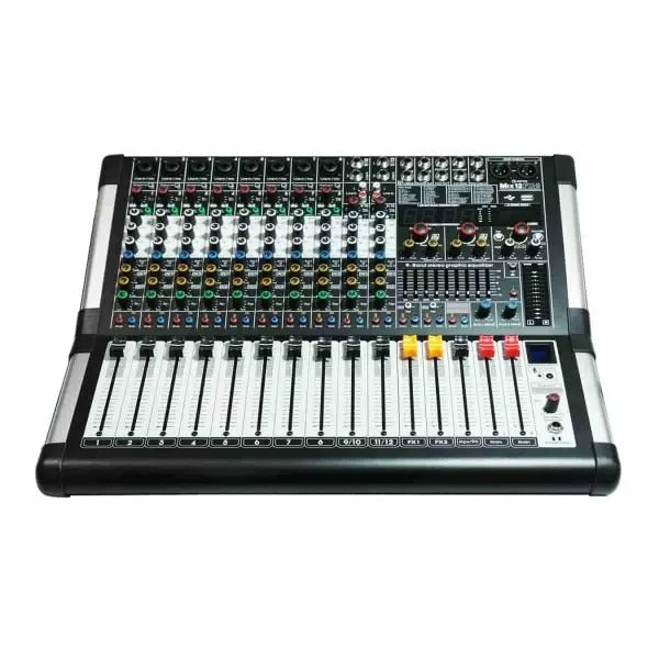 Consola de audio pasiva Vento MIX12FX-II de 12 canales con efectos y Bluetooth