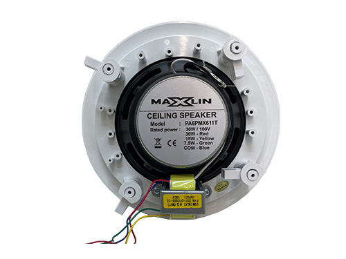 Parlante de techo Maxlin PA6PMX611T blanco de 6 pulgadas