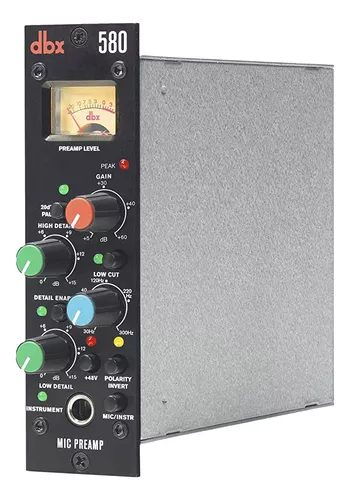 Preamplificador de micrófono dbx 580 formato serie 500