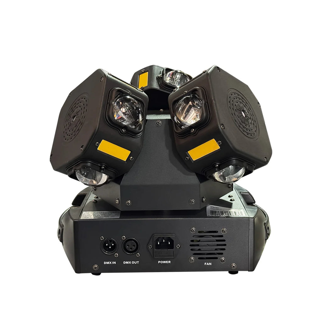 Cabeza móvil multiefecto Nightsun SPB415F1 de tres cabezas con láser