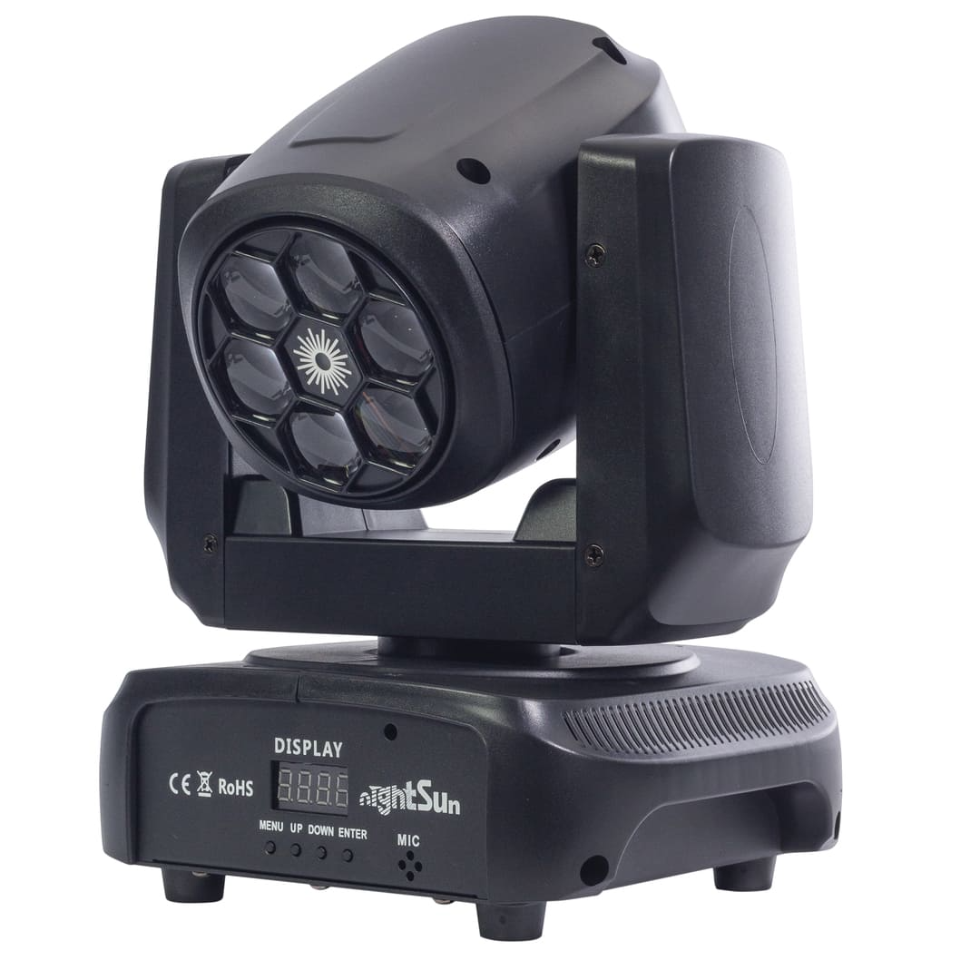Cabeza móvil LED Nightsun SPB423 de 100 W con LED RGBW