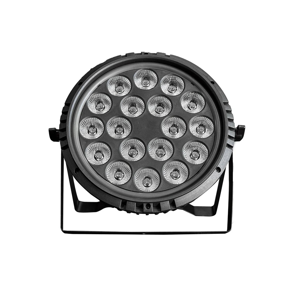 Par LED Nightsun SPC058 18x4W RGBWAP 6 en 1 con tira LED