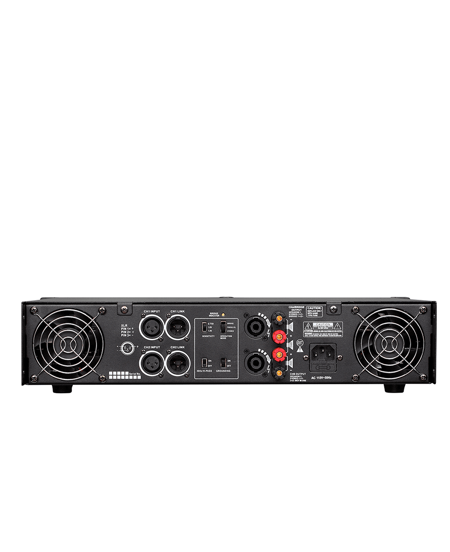 Amplificador de potencia Pro DJ PVP-8.2 de 2 canales