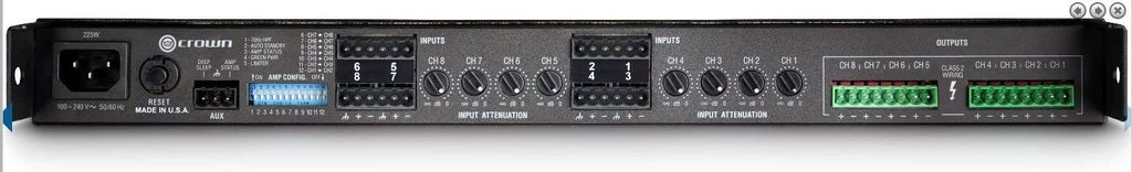 Amplificador de potencia Crown CT8150 de ocho canales