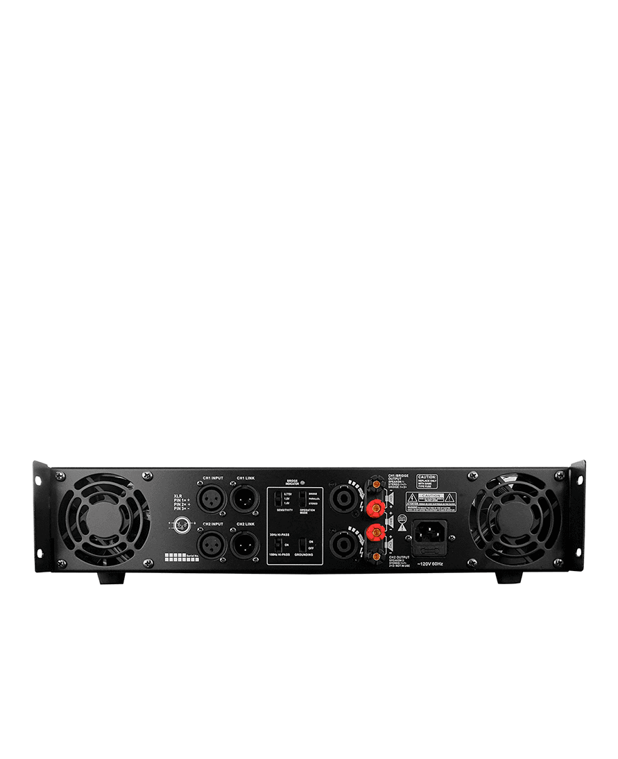 Amplificador de potencia Pro DJ V4 de 2 canales
