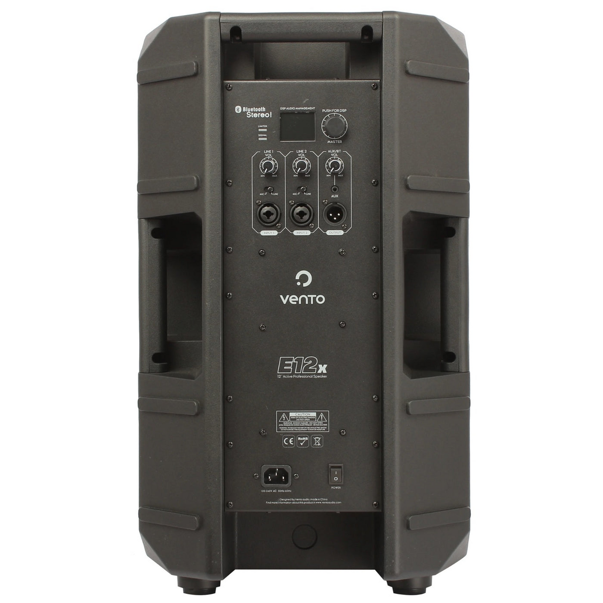 Cabina activa Vento E12X de 12 pulgadas con Bluetooth