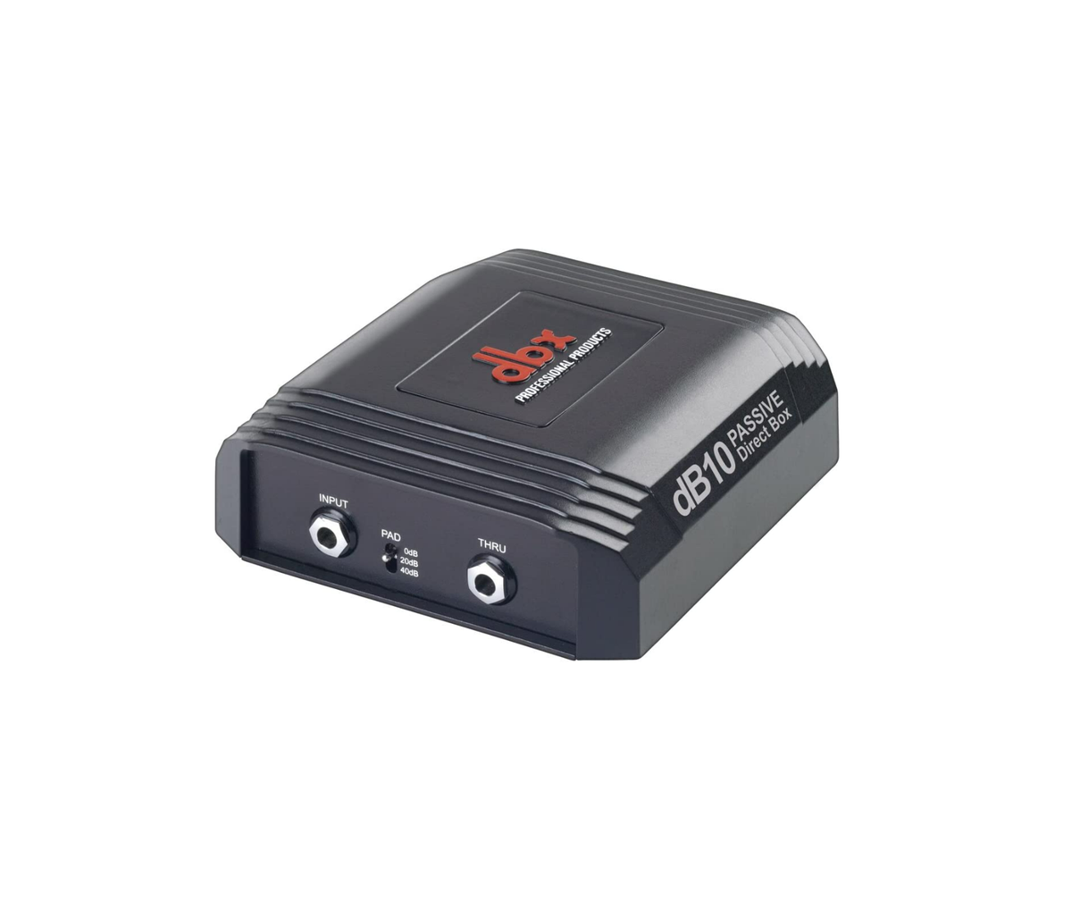 Caja directa dbx DB12 de un canal con atenuador seleccionable