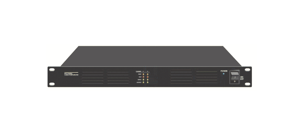 Amplificador Dream Sound XA-2500 de 2 canales x 500 W para línea de 100 V
