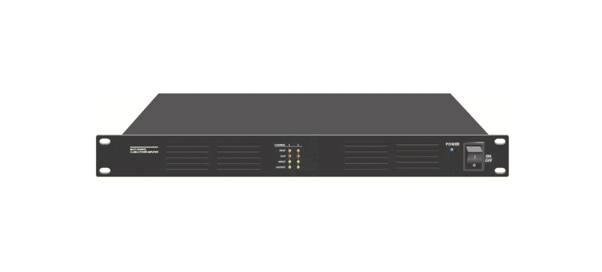 Amplificador Dream Sound XA-2500 de 2 canales x 500 W para línea de 100 V