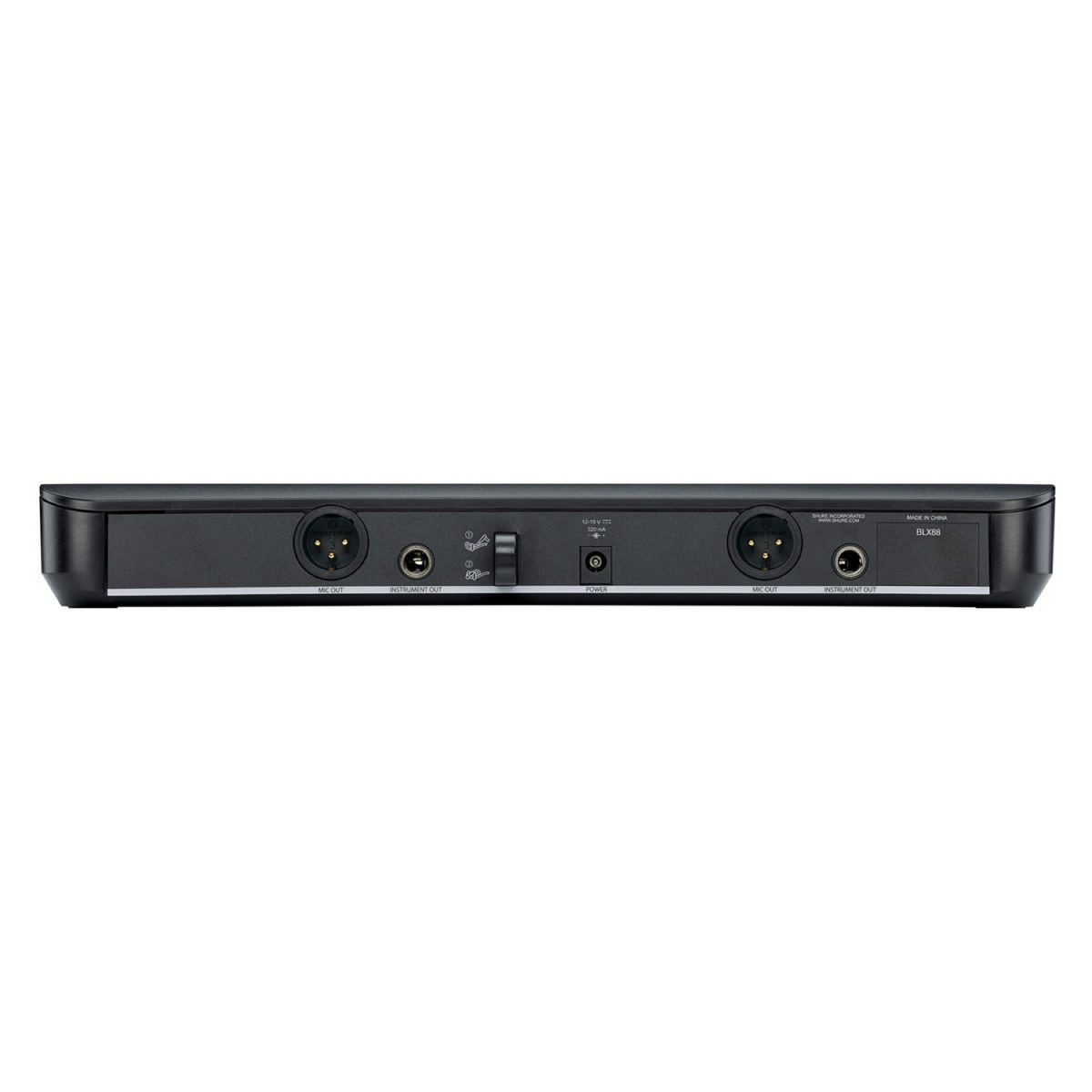 Sistema inalámbrico dual Shure BLX288/PG58 con dos micrófonos de mano