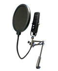 Kit de estudio RXE MJ03 con micrófono USB, antipop y brazo