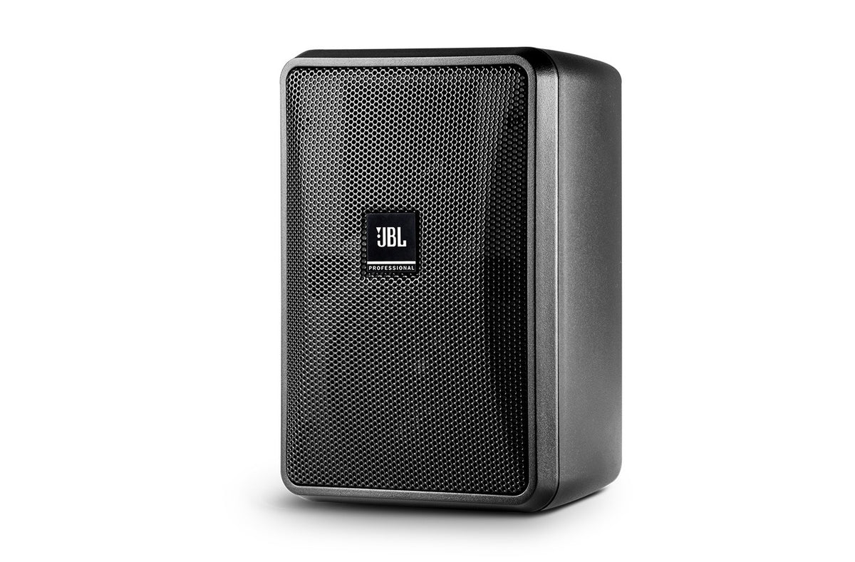 Par de parlantes de pared JBL Control 23-1 ultracompactos con transformador de línea 70/100 V