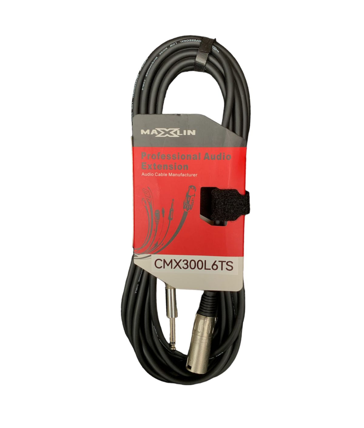 Cable Maxlin CMX300L6TS XLR a plug TS de 6 metros