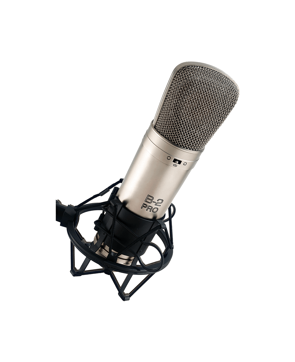 Micrófono de condensador de estudio Behringer B-2 Pro multipatrón