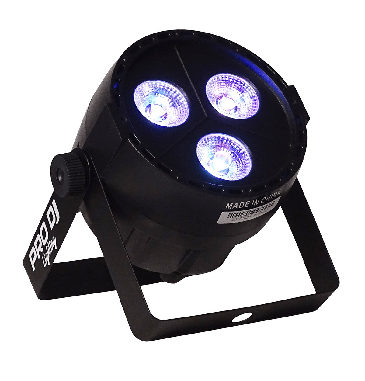 Mini par LED Pro DJ Lighting MINI PAR 35UV con 3 LED RGBWA