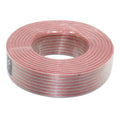 Rollo de cable desoxigenado AudioPro 2x12 de 100 metros transparente