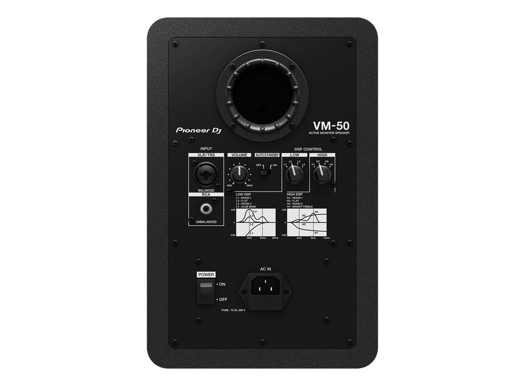 Par de monitores activos Pioneer DJ VM-50 de 5,25 pulgadas