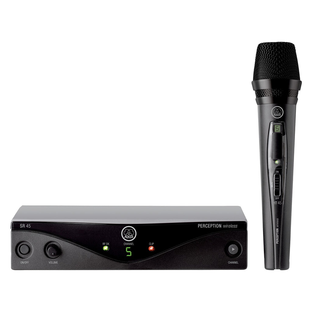Micrófono inalámbrico de mano AKG Perception Wireless 45 Vocal Set con receptor
