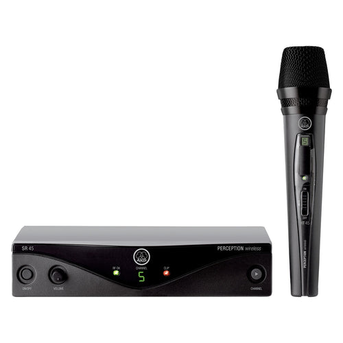 Micrófono inalámbrico de mano AKG Perception Wireless 45 Vocal Set con receptor