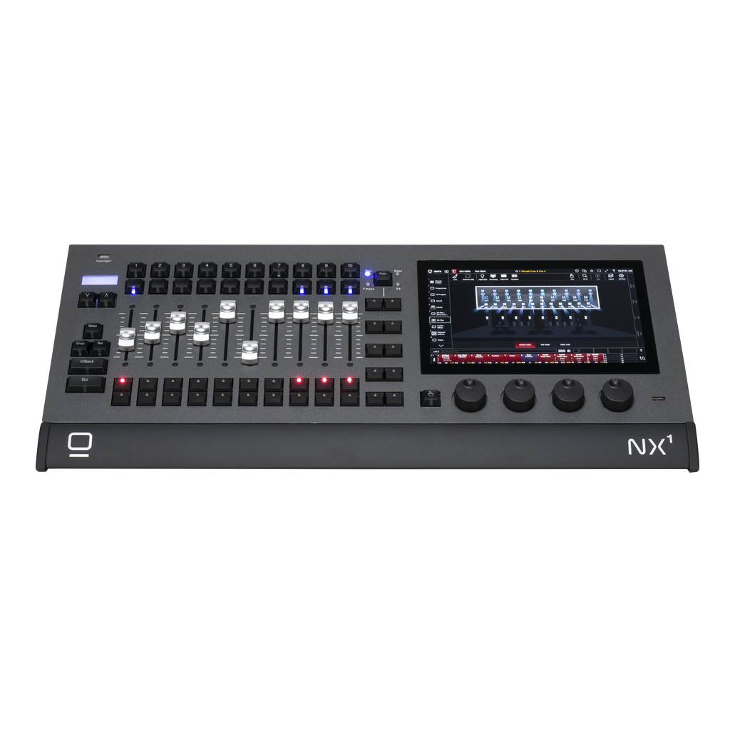 Consola de iluminación Obsidian NX1 con pantalla táctil de 10,1 pulgadas