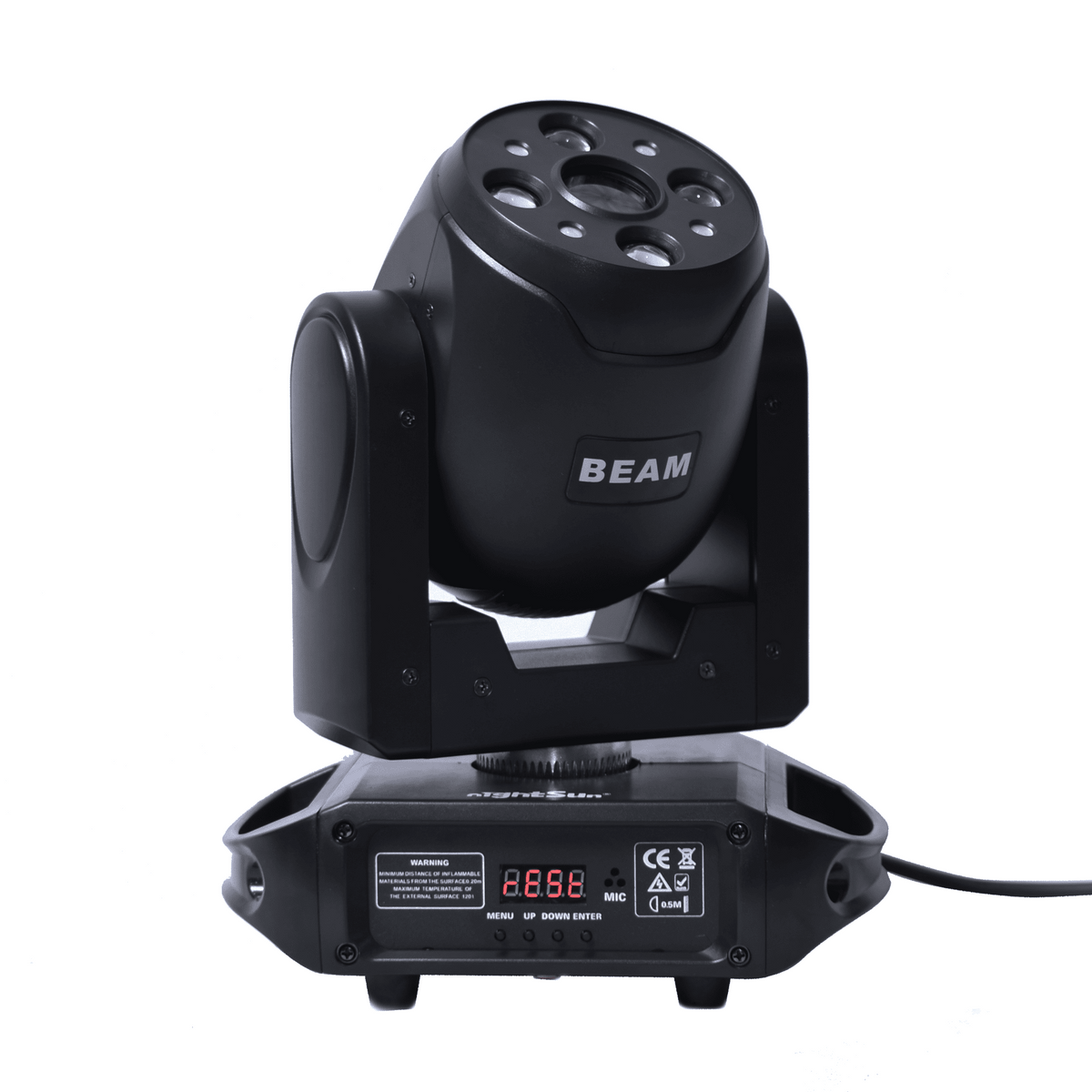 Cabeza móvil Nightsun SPB433 de 80 W con láser rojo y verde