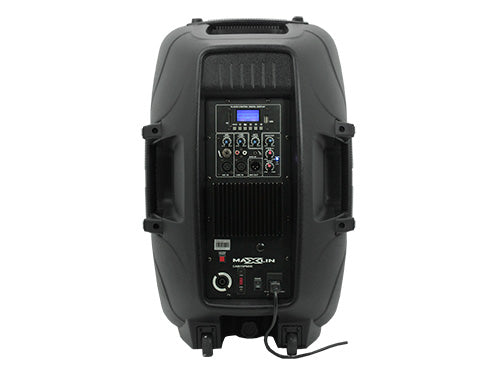Cabina activa Maxlin MX15E de 15 pulgadas con trípode y micrófono