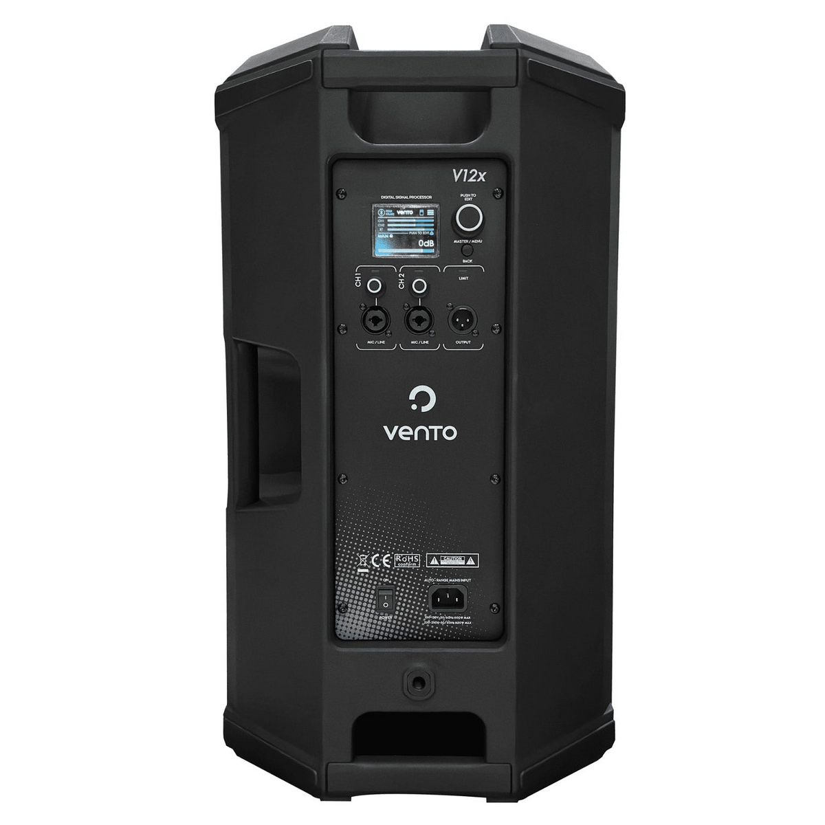 Cabina activa Vento V12X de 12 pulgadas en ABS con control por app
