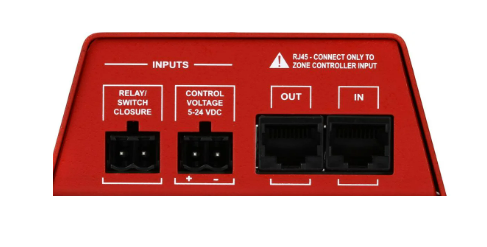 Interfaz de seguridad contra incendios dbx ZC-FIRE para ZonePRO