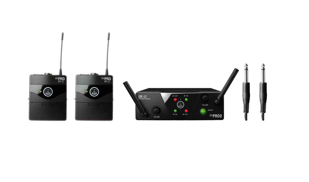 Sistema inalámbrico doble para instrumentos AKG WMS40 Mini
