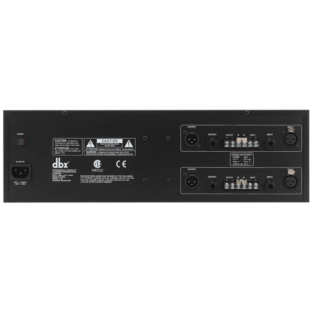 Ecualizador gráfico estéreo dbx 1231 de 31 bandas