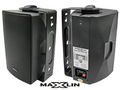 Parlante ambiental Maxlin BAF4PMX47SB de 4 pulgadas negro