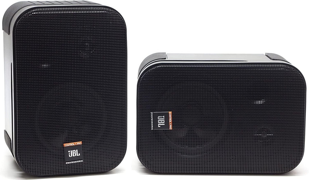 Par de parlantes JBL Control 1 Pro de 5,25 pulgadas en color negro
